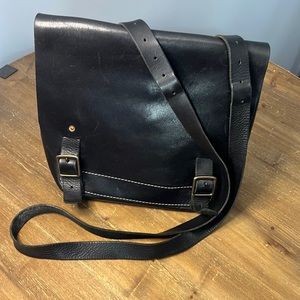 North & East gently used Leather Backpack